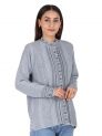Aastha Womenswear-Cardigan F/S-Lt Blue
