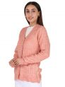 Aastha Womenswear-Cardigan F/S-Lt Rust