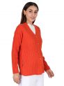 Aastha Womenswear Cardigan F/S Bhagwa