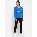 Aastha Women Indowestern Tees Navy Blue