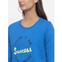 Aastha Women Indowestern Tees Navy Blue