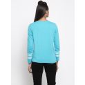 Aastha Women Indowestern Tees Light Blue