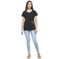 Aastha Women Indowestern Tees Black