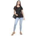 Aastha Women Indowestern Tees Black