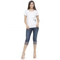 Aastha Women Indowestern Tees White