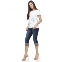 Aastha Women Indowestern Tees White