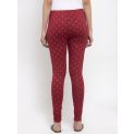 Aastha Women Indowestern Leggings Maroon