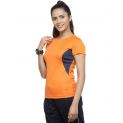 Aastha Women Indowestern Yogatop Orange/Navy Blue