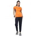 Aastha Women Indowestern Yogatop Orange/Navy Blue