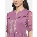 Aastha Women Indowestern Dress Coral