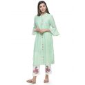 Aastha Women Indowestern Kurta Pistachio