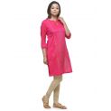 Aastha Women Indowestern Kurta Pink