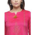 Aastha Women Indowestern Kurta Pink