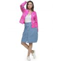 Aastha Women Indowestern Jacket\Outwear Pink