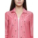 Aastha Women Indowestern Jacket\Outwear Coral