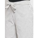 Aastha Women Indowestern Pants White & Black