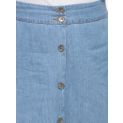 Aastha Women Indowestern Skirt Light Denim Blue