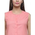 Aastha Women Indowestern Tunic Coral