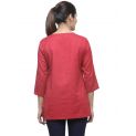 Aastha Women Indowestern Tunic Maroon