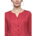 Aastha Women Indowestern Tunic Maroon