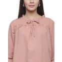 Aastha Women Indowestern Top Nude Pink