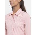 Aastha Women Indowestern Top Nude Pink