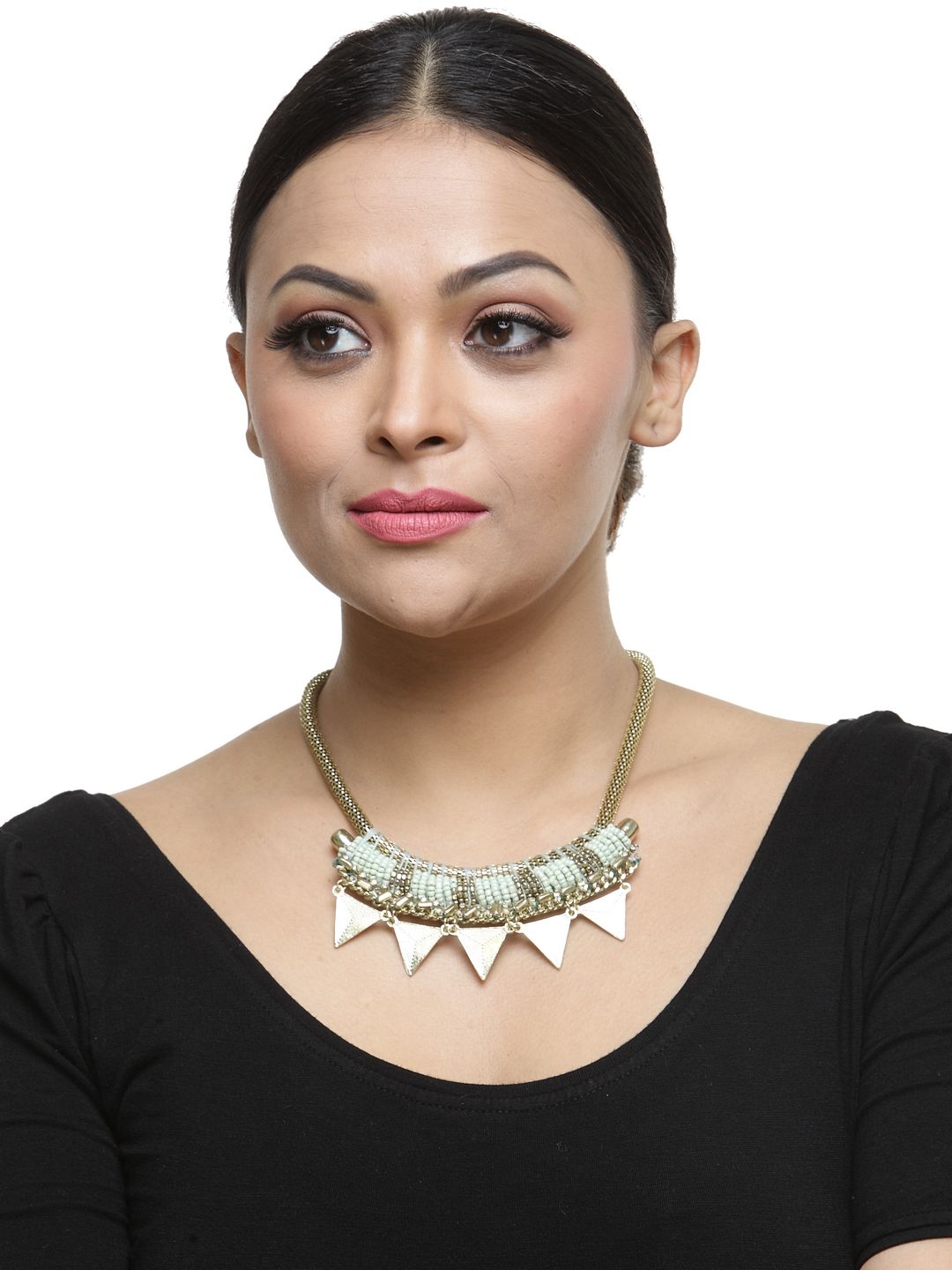 Aastha Accessories Necklace Golden