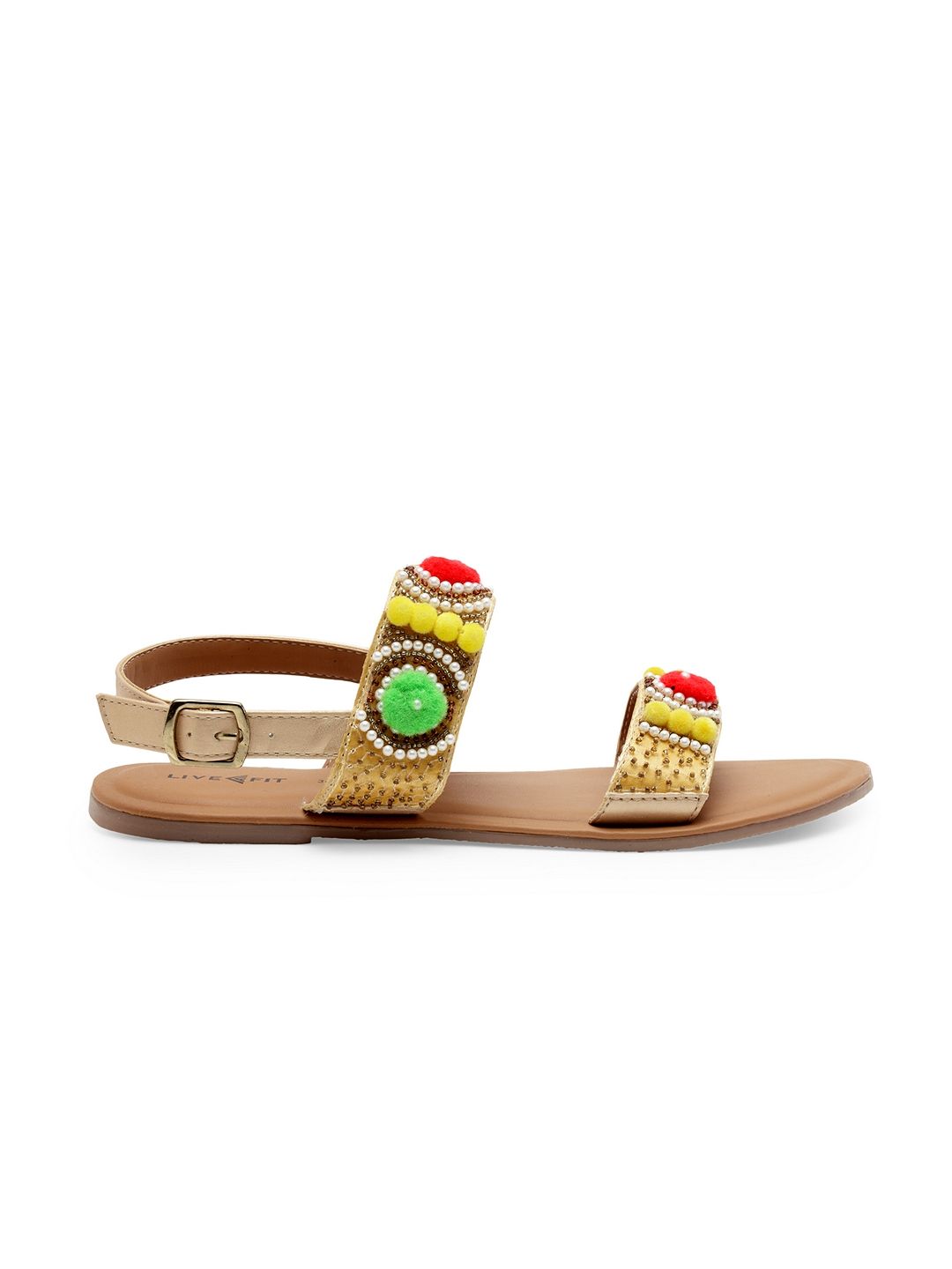 Live Fit Footwear Women Sandal Gold