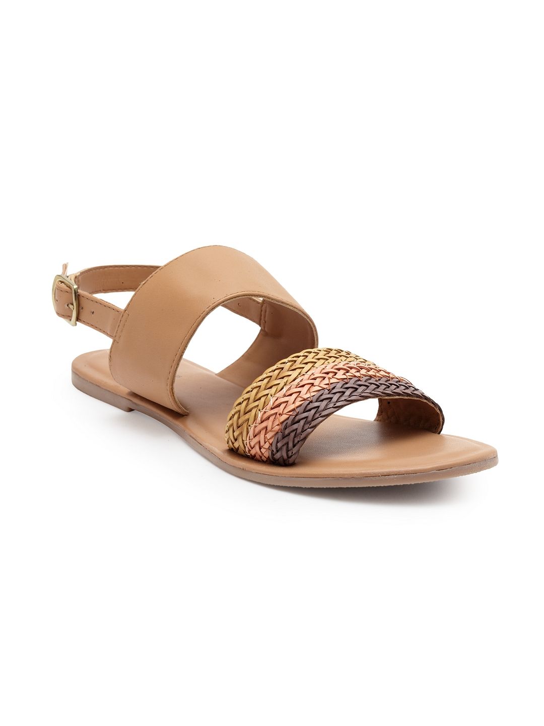 Live Fit Footwear Women Sandal Tan Multi
