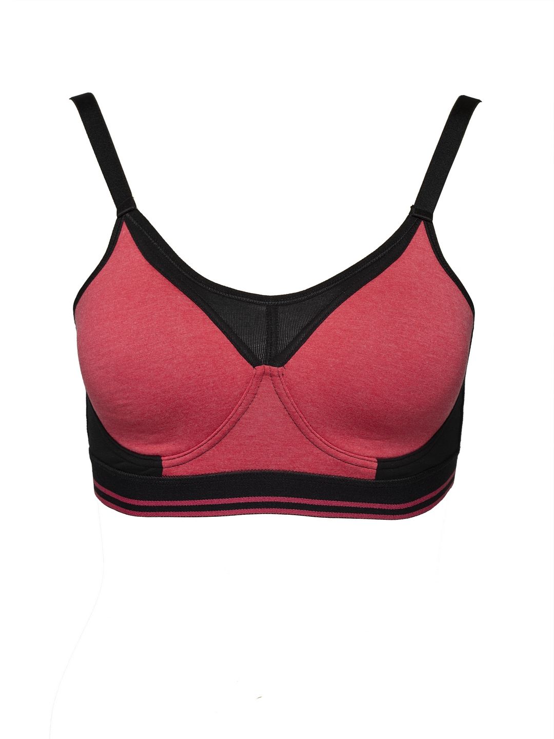 Nylon Non-Padded Women Sports Bra, Pink:Black:Red at Rs 60/piece in New  Delhi