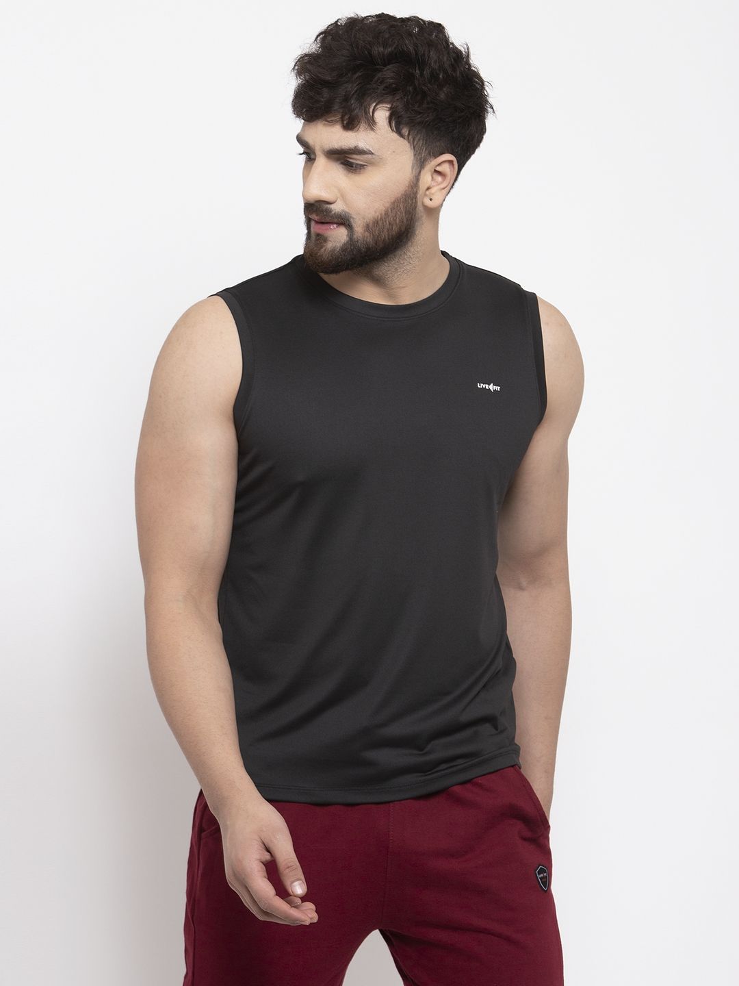 Live Fit Menswear Sportswear Black