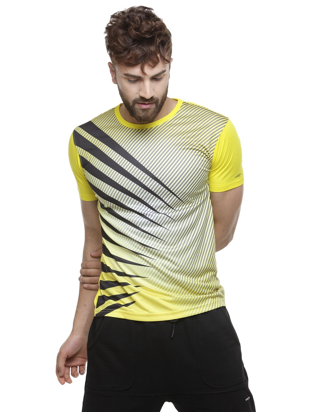 Live Fit Menswear Sportswear Yellow