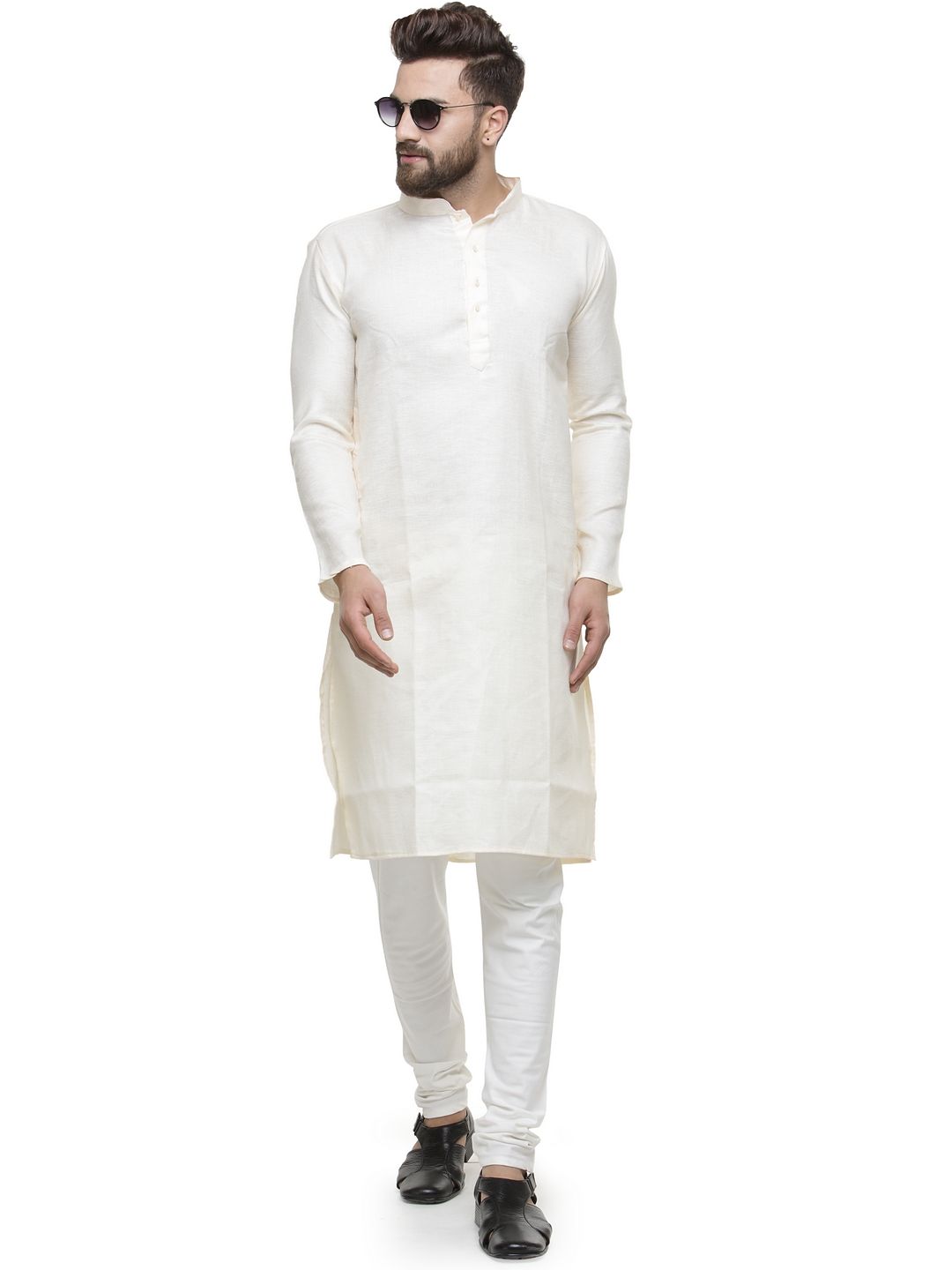 Sanskar Menswear Kurta Pyjama Cream