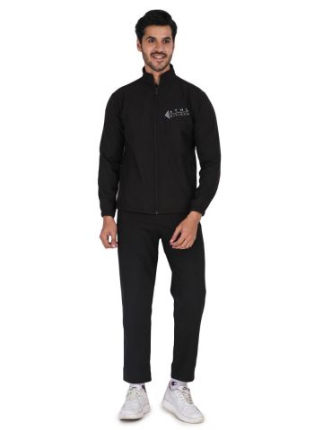LIVE FIT-MENSWEAR-TRACK SUIT F/S-BLACK -L