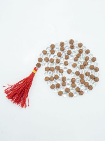 Rudraksha Sphatik Mala