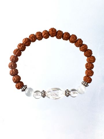 Tula Rashi Bracelet With Rudraksha