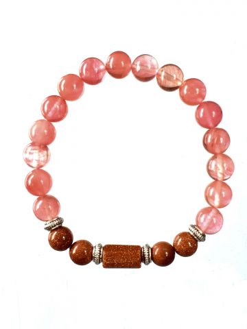 Vrischik Rashi Bracelet With Semi Pre.Stone