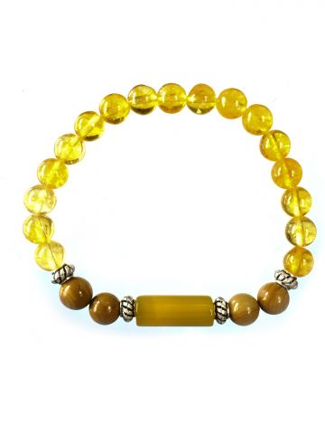Dhanu Rashi Bracelet With Semi Pre.Stone