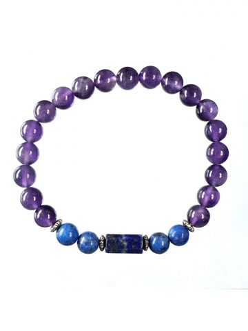 Makar Rashi Bracelet With Semi Pre.Stone