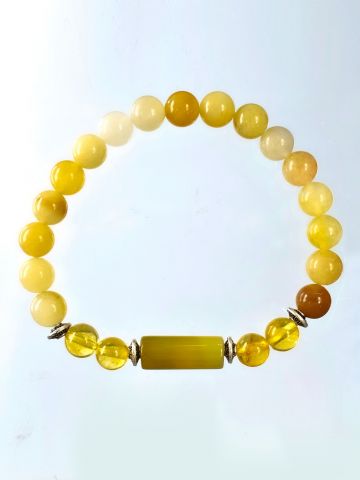 Meen Rashi Bracelet With Semi Pre.Stone