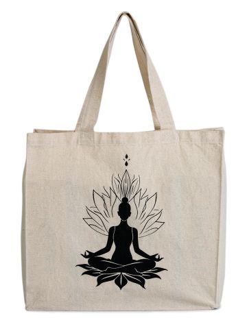 Natural Printed Tote Bag For Women