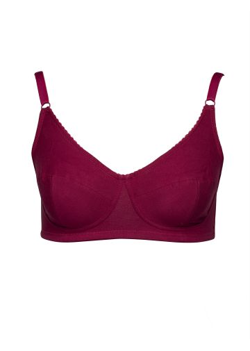 42B Maroon Plus Size Bras Mabel Myb300 in Bangalore at best price by Mybra  Lingerie Pvt Ltd - Justdial