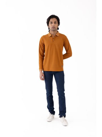 Sanskar-Menswear-Fashion Polo F\S-Rust 