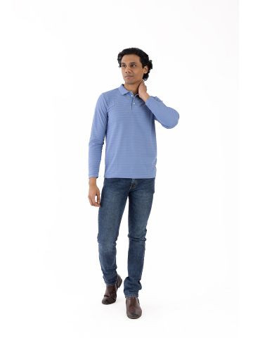 Sanskar-Menswear-Fashion Polo F\S-Sky