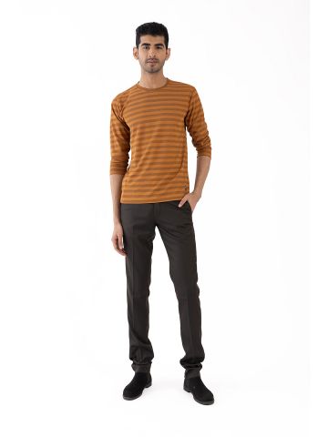 Sanskar-Menswear-Crew Neck Tee F\S-Rust