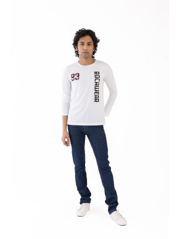 Sanskar-Menswear-Crew Neck Tee F\S-White
