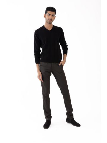 Sanskar-Menswear-Sweater F/S- Black 
