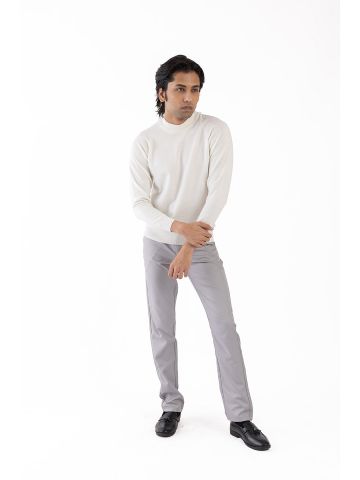 Sanskar-Menswear-Sweater F/S- White 