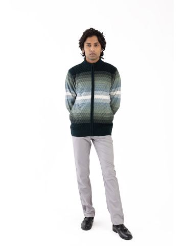Sanskar-Menswear-Sweater F/S- B Green 