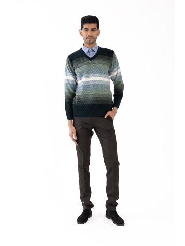 Sanskar-Menswear-Sweater F/S- B Green 